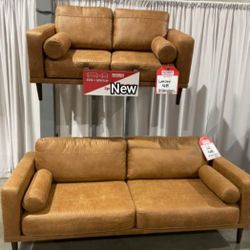 Arroyo - Caramel - 2 Pc. - Sofa, Loveseat🚩WİTH İNTEREST FREE PAYMENT OPTİONS