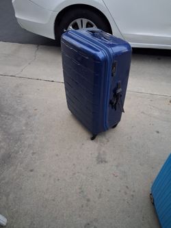 Blue suit case