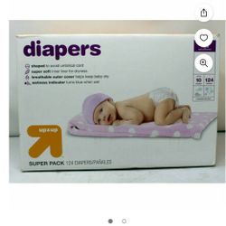 NEW Diapers NB 124 CT