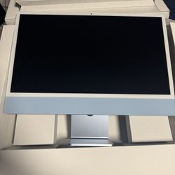 Apple iMac 2021 M1 Chip 8-core 24-inch 16GB RAM 512GB SSD Storage (Purple) - Excellent