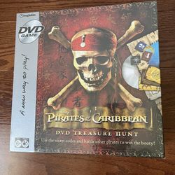 Disney’s Pirates Of The Caribbean Dvd Treasure Hunt Board Game 2006 New And Sealed