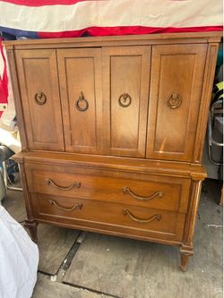 Vintage Cabinet Wooden Dresser