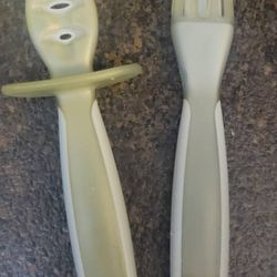Nuk for Nature Pretensil Dipper Spoon and Fork Set


