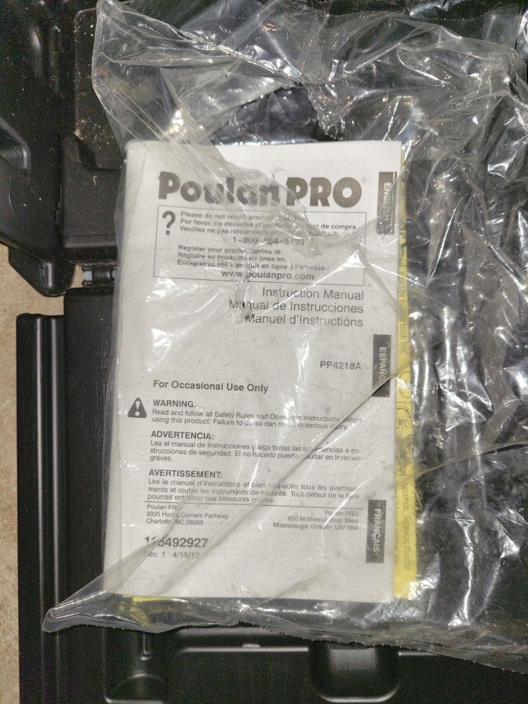 Poulan Pro Chainsaw Case