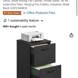 2 Drawer Filing Cabinet With Wheels