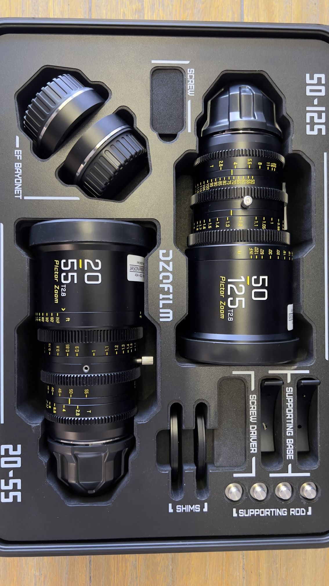 DZO Pictor Zoom lens set