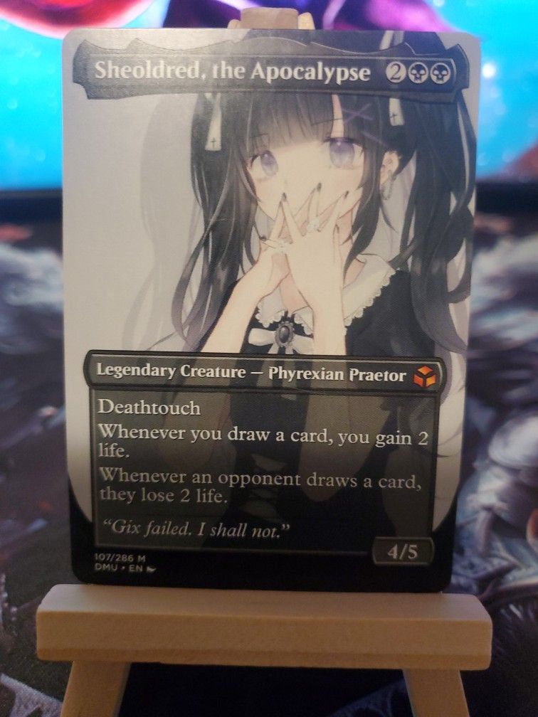 Magic The Gathering Custom Proxy Sheoldred, the Apocalypse (Anime)
