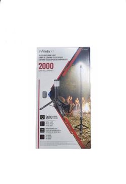 Infinity X1 2000 Lumen Telescopic Camp LED Light - Telescoping Tripod Camping Light