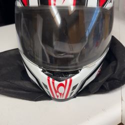 Large . Cushioned Motorcycle Helmet 