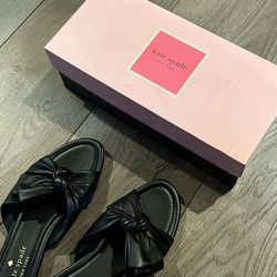 Kate Spade Marcella Leather Flat Sandals