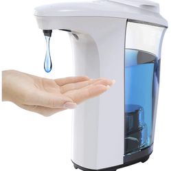 Brand New Automatic Soap Dispenser Touchless Hand Sanitizer Dispenser 17oz/500ml High Capacity Touch Free Sensor Liquid Soap Pump Sensor Dispenser w/4