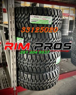 33125020 TIRES 33X12.50R20 MT TIRE INSTALL BALANCE