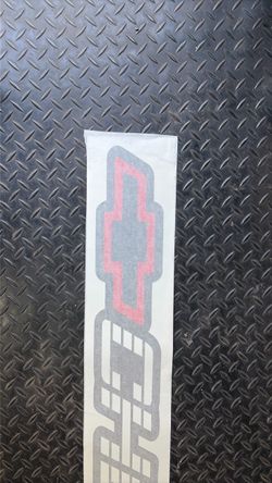 Chevy Bowtie Decal Sticker Strip