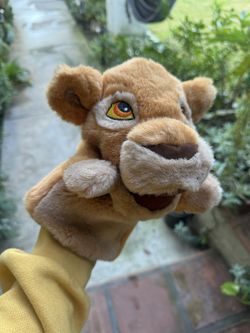Disney Lion King II Stuffed Animal Plush Simba Cub Hand Puppet