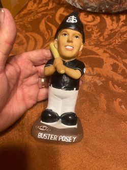 Rare Buster Posey SF Giants San Jose Gnome Statue 2014