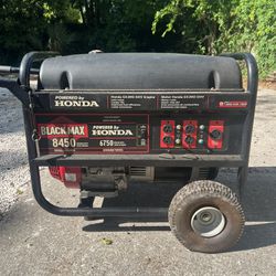 Black Max Powered By Honda 6750 Generator