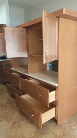 Wooden storage or entertainment unit
