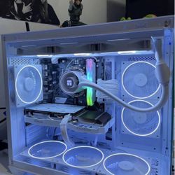 All White 1440p Gaming Pc