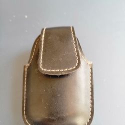Black Leather Belt Pouch