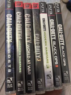 Call of Duty PS3 Games Bundle – 7 Titles