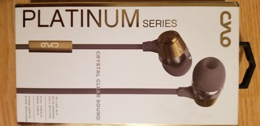 Earphones / earbuds/ headphons gold