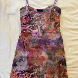 M/ Urban Outfitters Women's Pink and Purple Dress