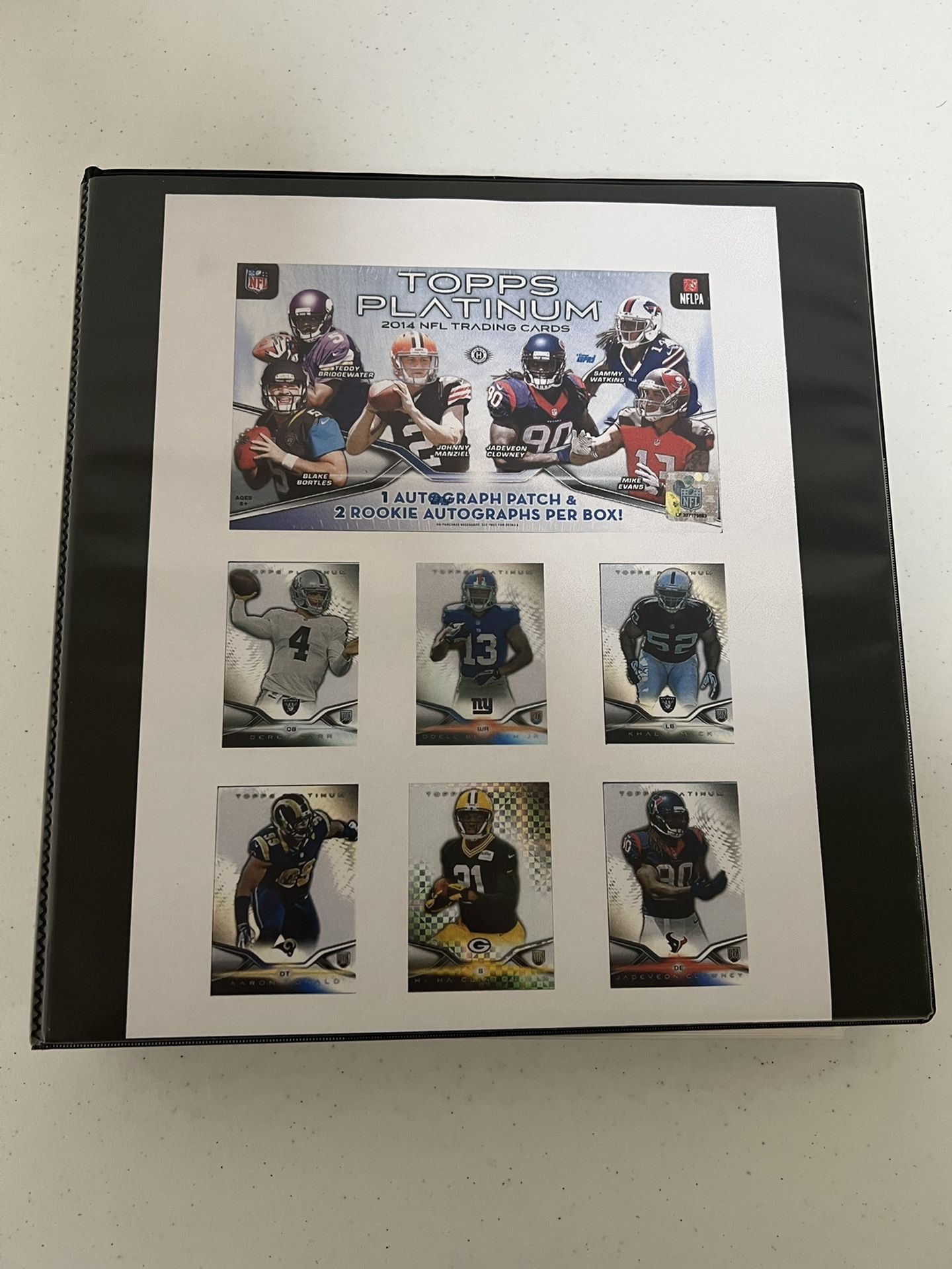 Topps Platinum 2014 NFL Football Card Lot in Custom art binder - thefunkyskunk.ie Topps Platinum 2014 NFL Football Card Lot in Custom art binder - thefunkyskunk.ie