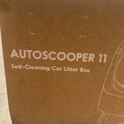 Self cleaning cat litter box