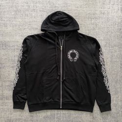 CHROME HEART ZIP UP HOODIE