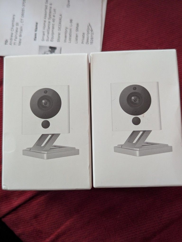 Wyze Cam V2 1080p 2 pack HD Indoor Smart Home Camera with Night Vision Alexa Sealed New