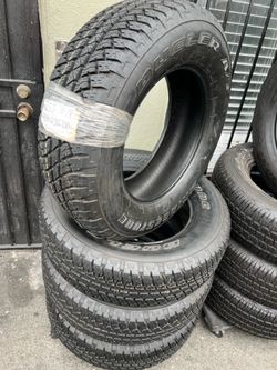 255/70/18 Bridgestone Semi New Tires Set Of 4 Installed And Balanced Set De 4 Llantas Como Nuevas Instaladas Y Balanceadas