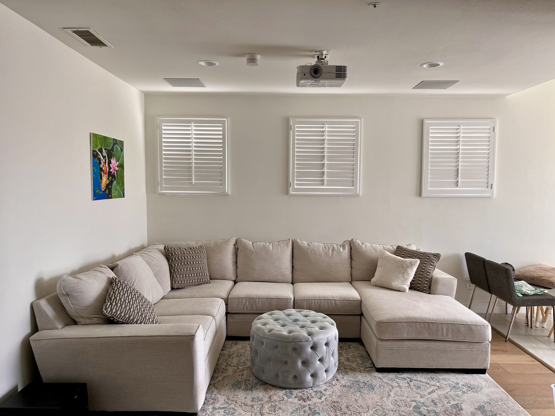 Living Spaces Complete Sectional Sofa Set