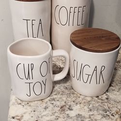 Rae Dunn Canisters And Mug