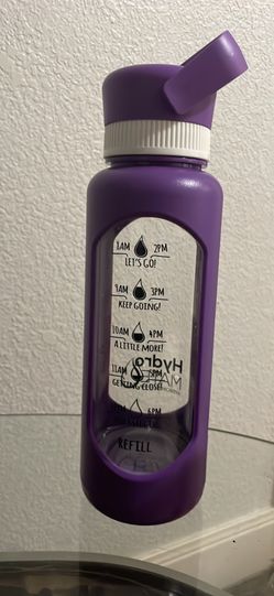 Hydromate Glass Water Bottle