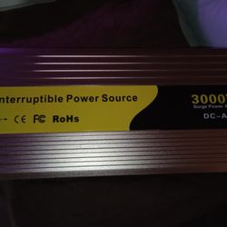 3000 Watt Power Source 