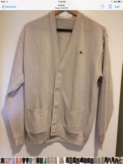 Men's cardigan sweater