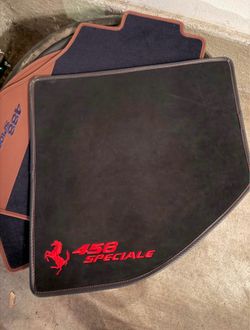 OEM Ferrari 458 Speciale Alcantara Floor Mat - New