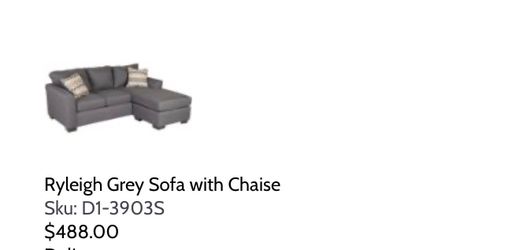 Ryleigh grey sofa
