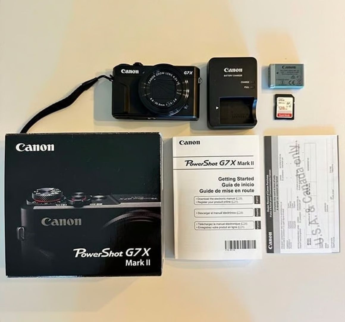 Canon PowerShot G7 X Mark II Digital Camera