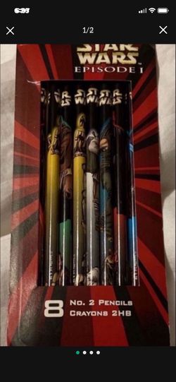 New 1999 Star Wars Episode 1 Pencil Set