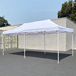 BRAND NEW $200 Heavy Duty 10x20 ft Ez Popup Canopy Tent Instant Shade w/ Carry Bag Rope Stake, 4 Colors 