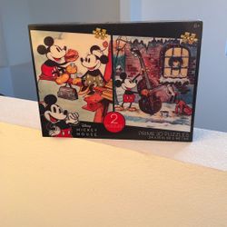 Brand New Mickey Disney Two 3-D Puzzles