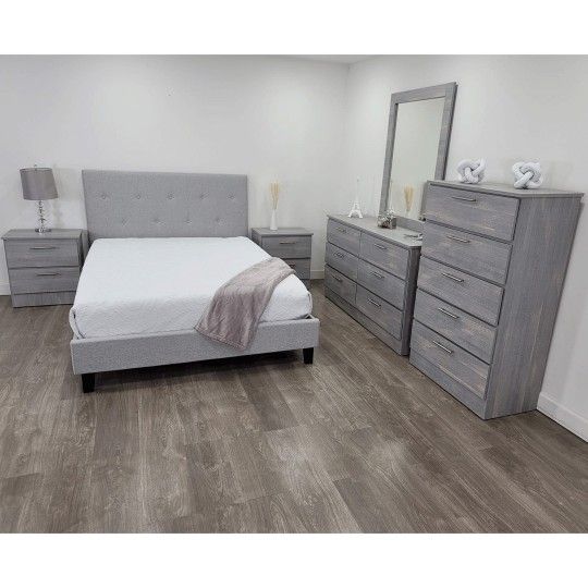 Gray Bedroom Set 😍 Juego De Cuarto