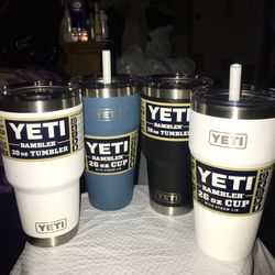 4 Yeti Cups 