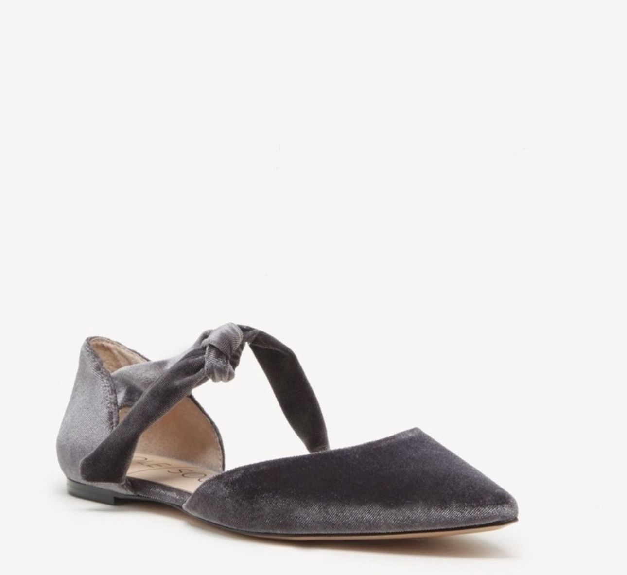 Sole Society Teena Flat Luxury Grey Size 6 1/2