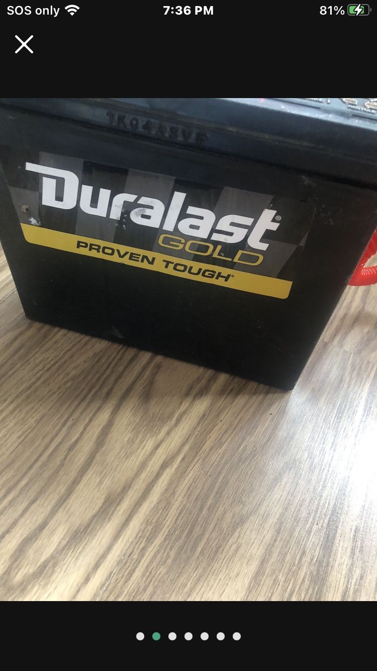 Duralast gold barttery