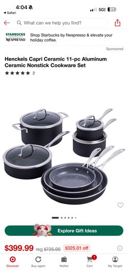 Henckles 11 Piece Cookware 