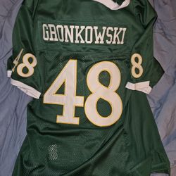 Rob Gronkowski New England Patriots #48 Headgear High School Spartans Throw Back Jersey 3XL NFL
