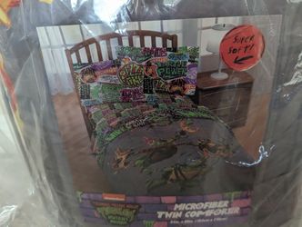 Ninja Turtles Twin Comforter - TMNT !Brand New!