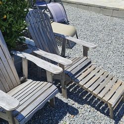 Used Wood Adirondack Chairs